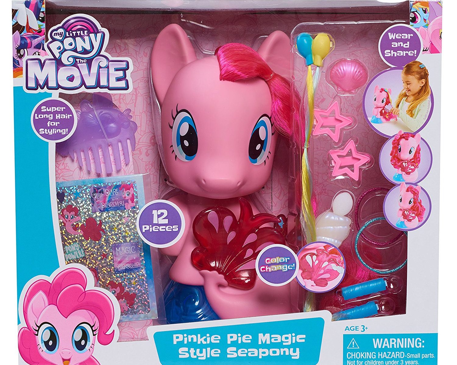 MLP: TM Pinkie Pie Magic Sea-pony styling head set 1