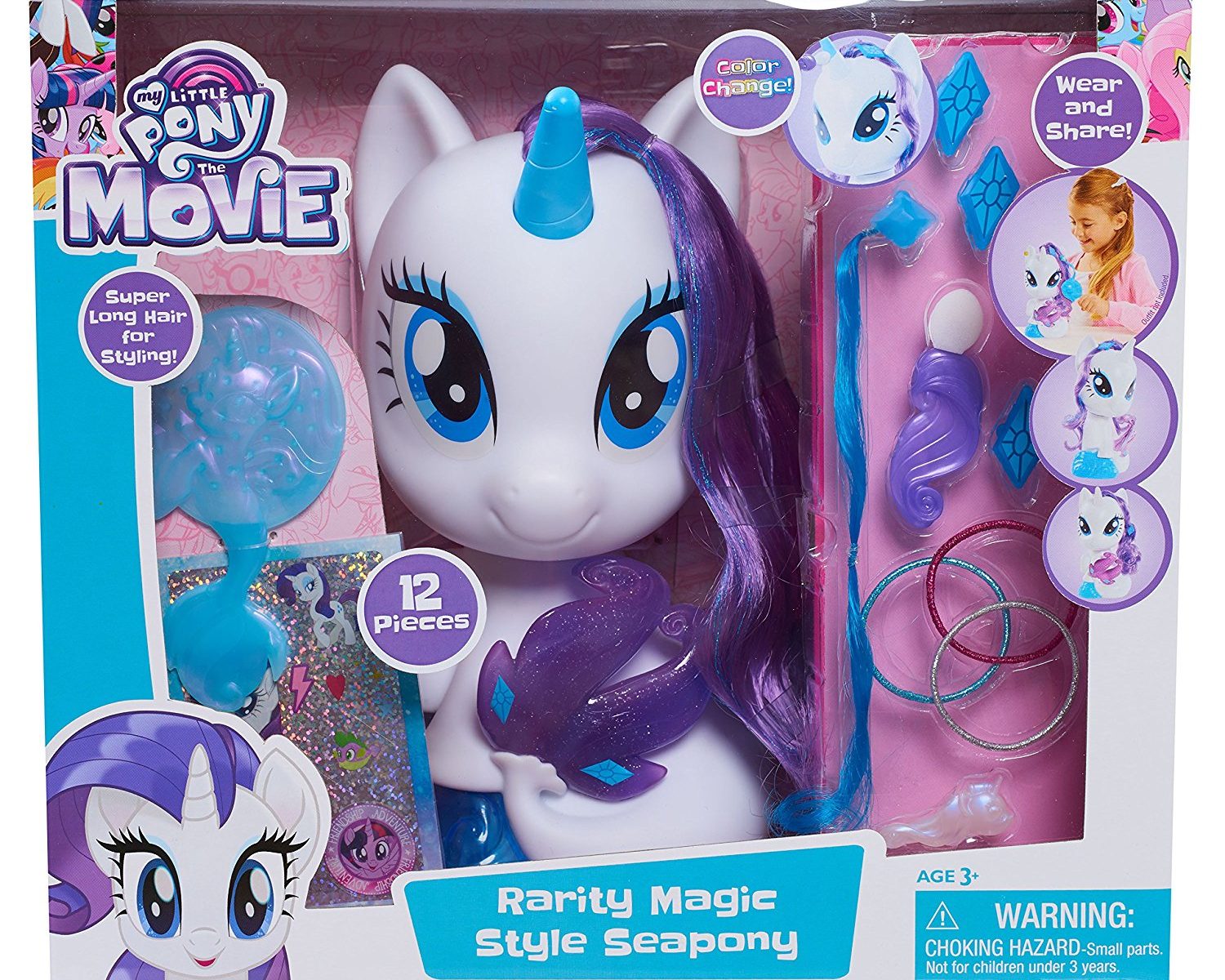 MLP: TM Rarity magic sea-pony styling head set 1