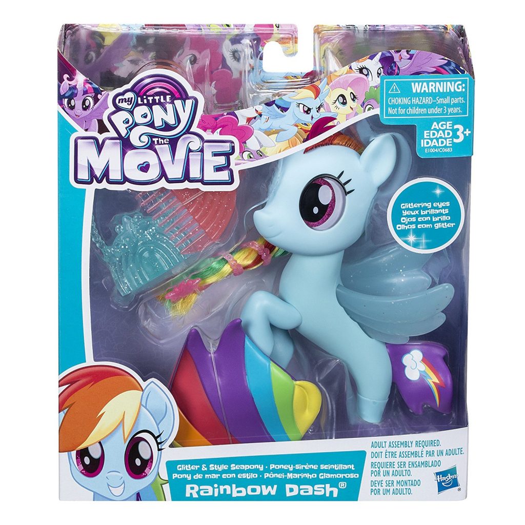 MLP: TM Glitter & Style Rainbow Dash Sea Pony Set 1
