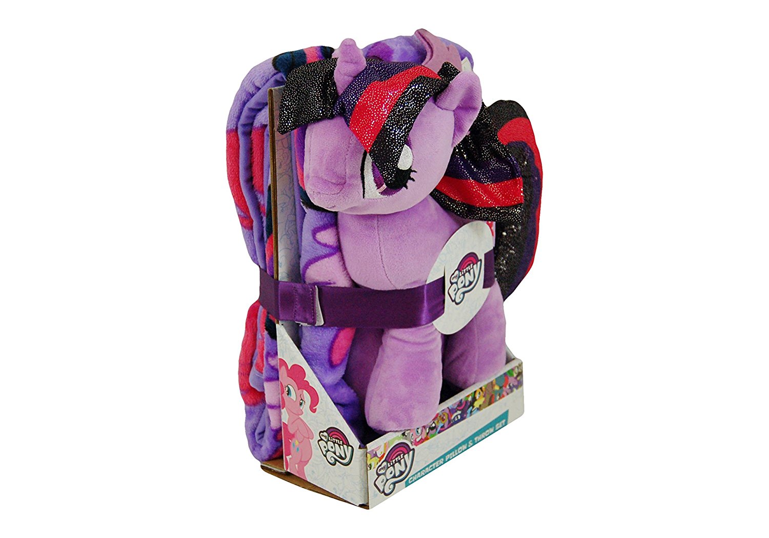 MLP: TM Character Pillow and Throw Blanket Set 1