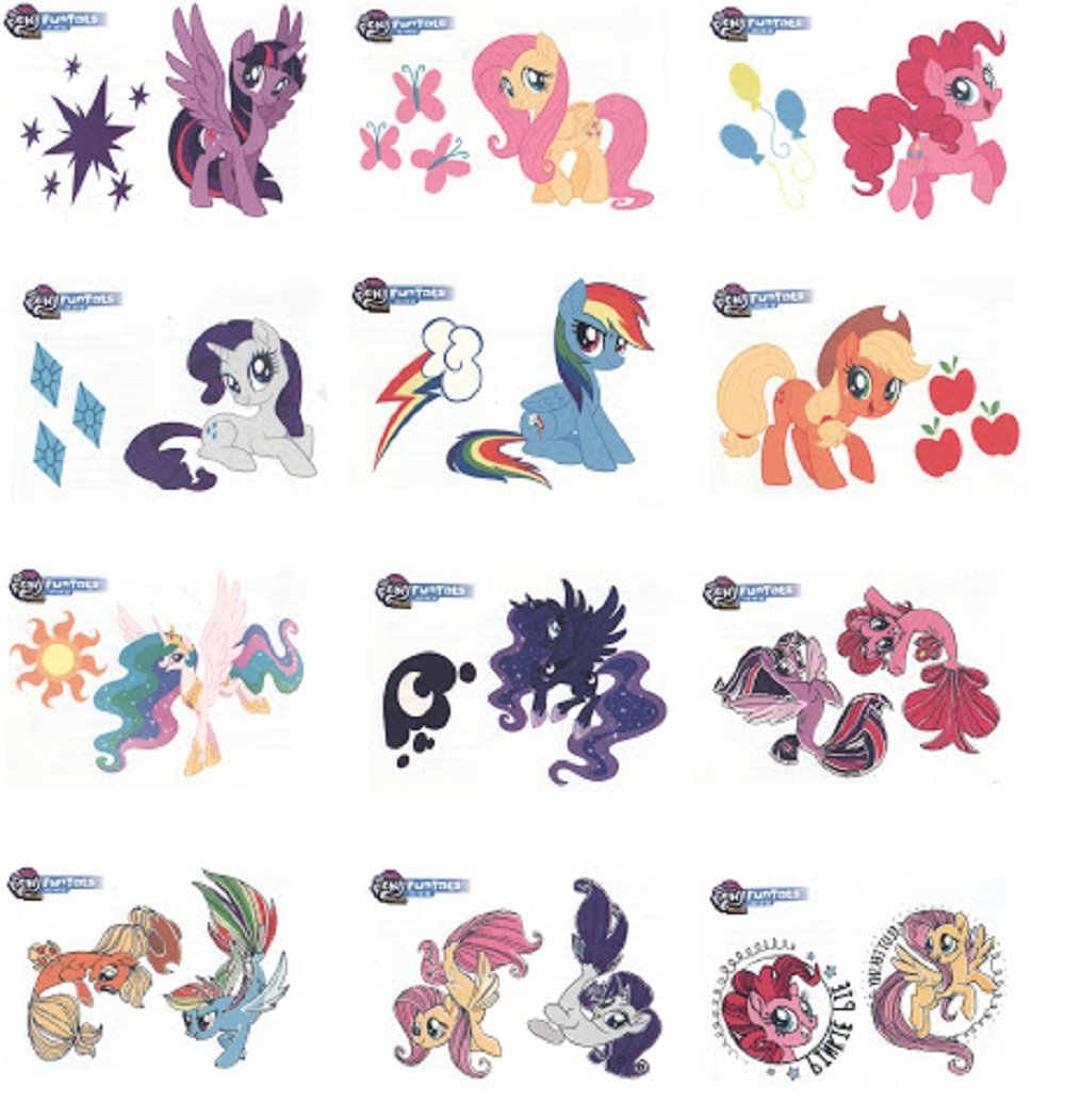MLP: TM Trading Cards, Stickers and Tattoos Set 1