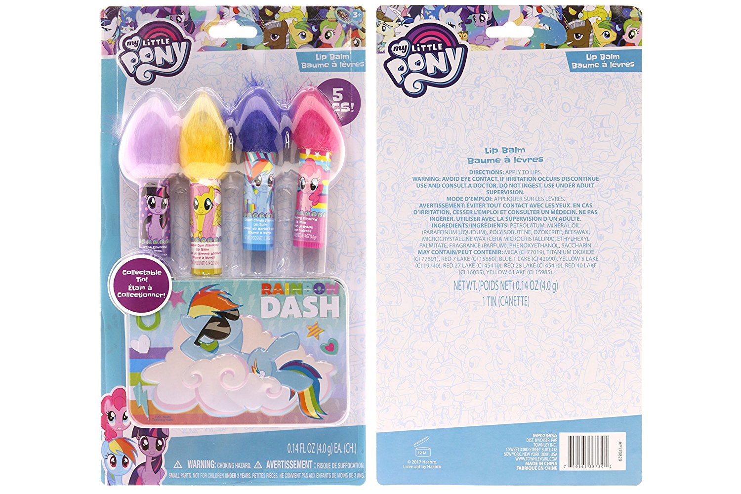 MLP: TM Sparkly Lip Balm Pack with Tin Set 1