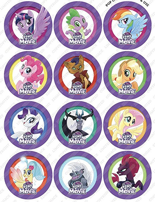 MLP: TM Edible Cake Toppers 1