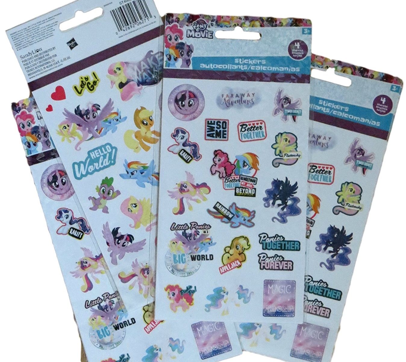 MLP: TM 4 Sheet Stickers Set