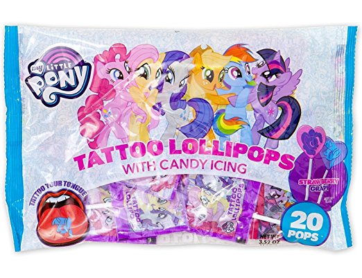 MLP: TM Tattoo Lollipops With Candy Icing Pack 1