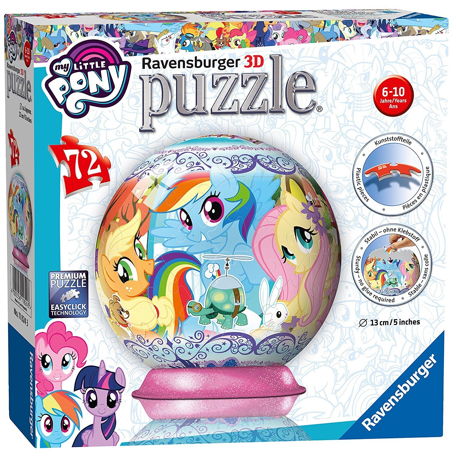 New "My Little Pony: The Movie" 3D Globe Puzzle available on Amazon.com