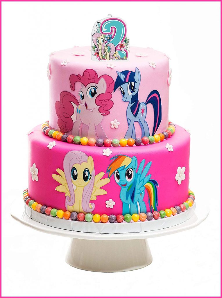 MLP: TM Candle on a Cake Topper 1
