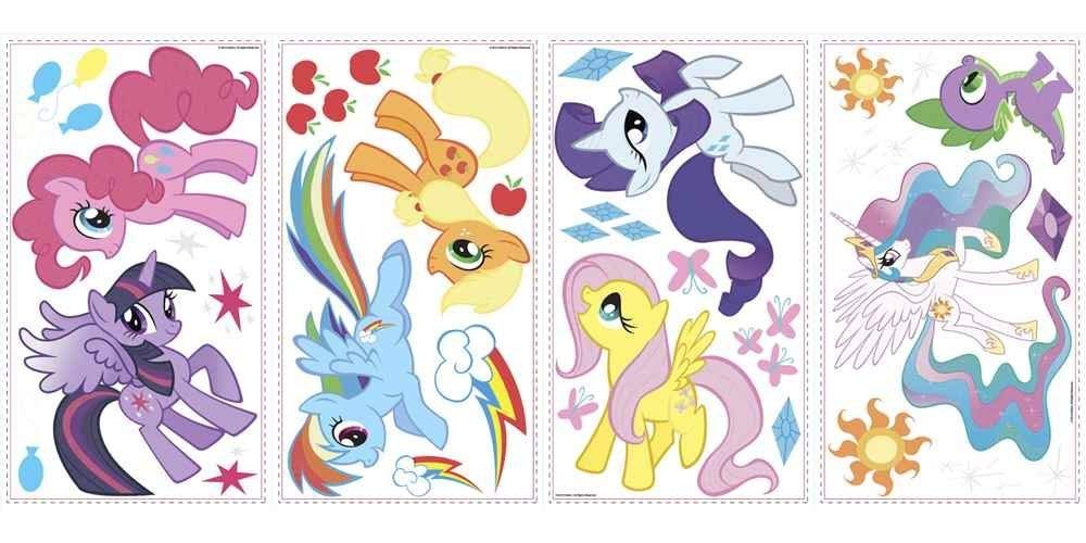 MLP: TM Wall Decal Stickers 4-Pack 1