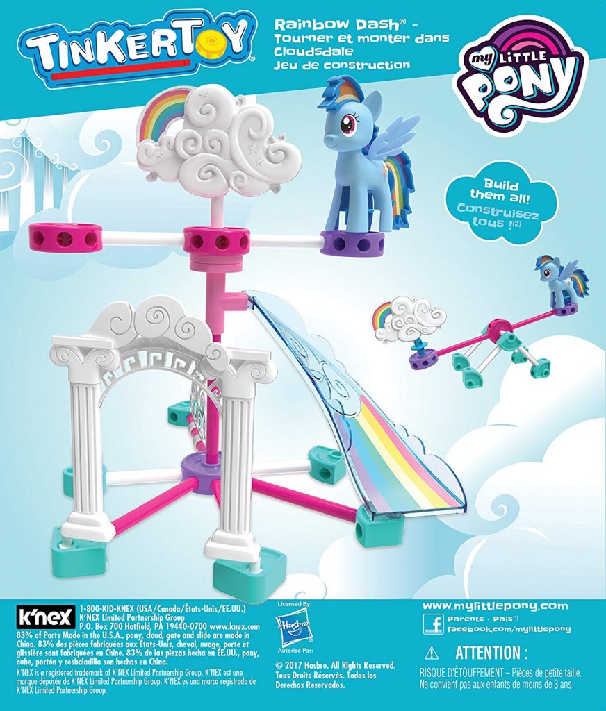 MLP: TM TINKERTOY Rainbow Dash & Clouds Dale Building Set 2