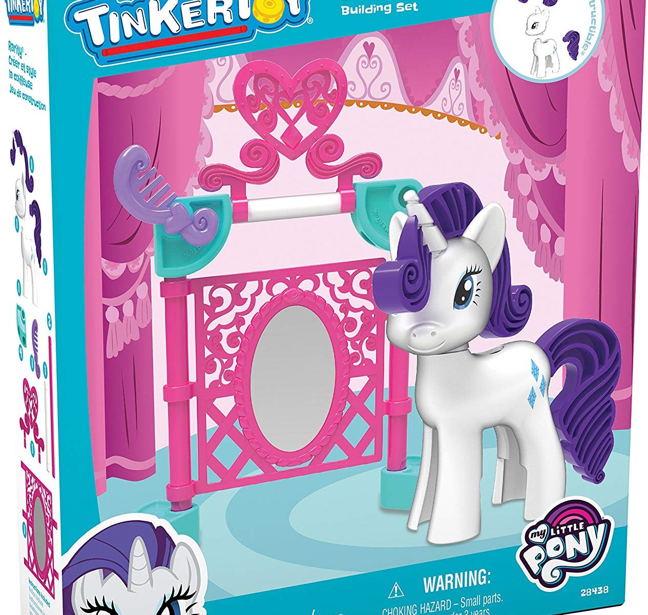 MLP: TM TINKERTOY Rarity Create & Style Vanity Building Kit 1