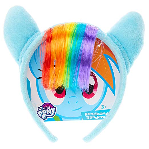 MLP: TM Rainbow Dash Plush Headband with Rainbow Hair 1