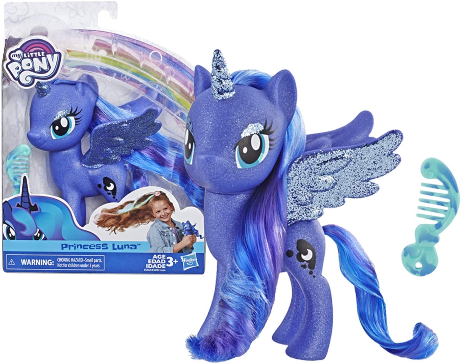 New My Little Pony Princess Luna Sparkling 6" Figure available now