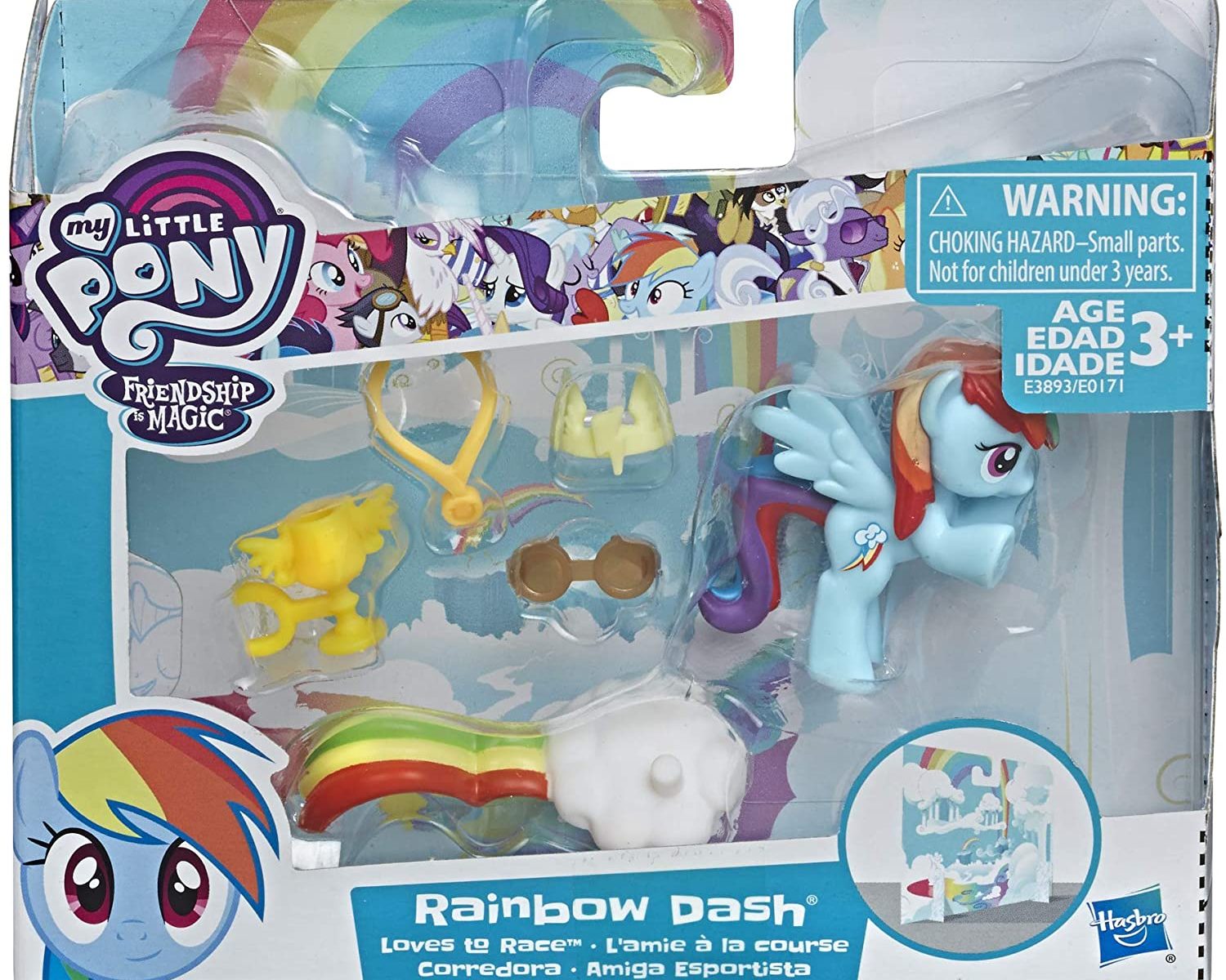 MLP Rainbow Dash Loves to Race Mini Set 1