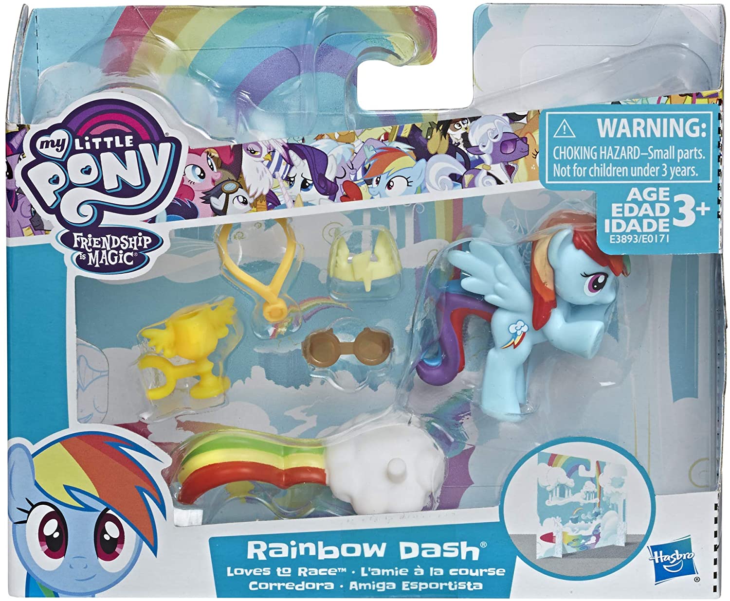 MLP Rainbow Dash Loves to Race Mini Set 1