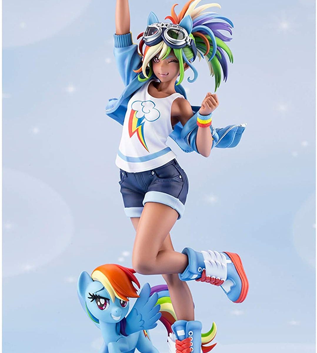 MLP Rainbow Dash PVC Doll Statue Set 1