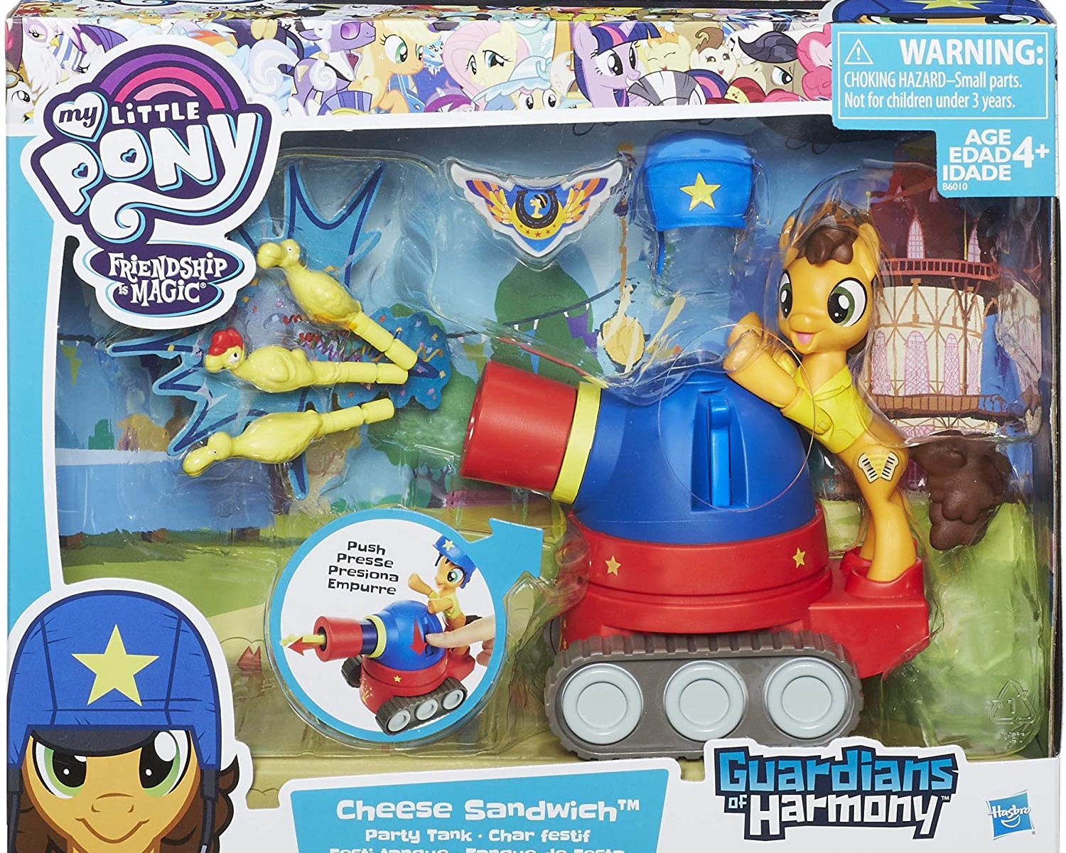 MLP GOH Cheese Sandwich Figure with Party Tank Set 1