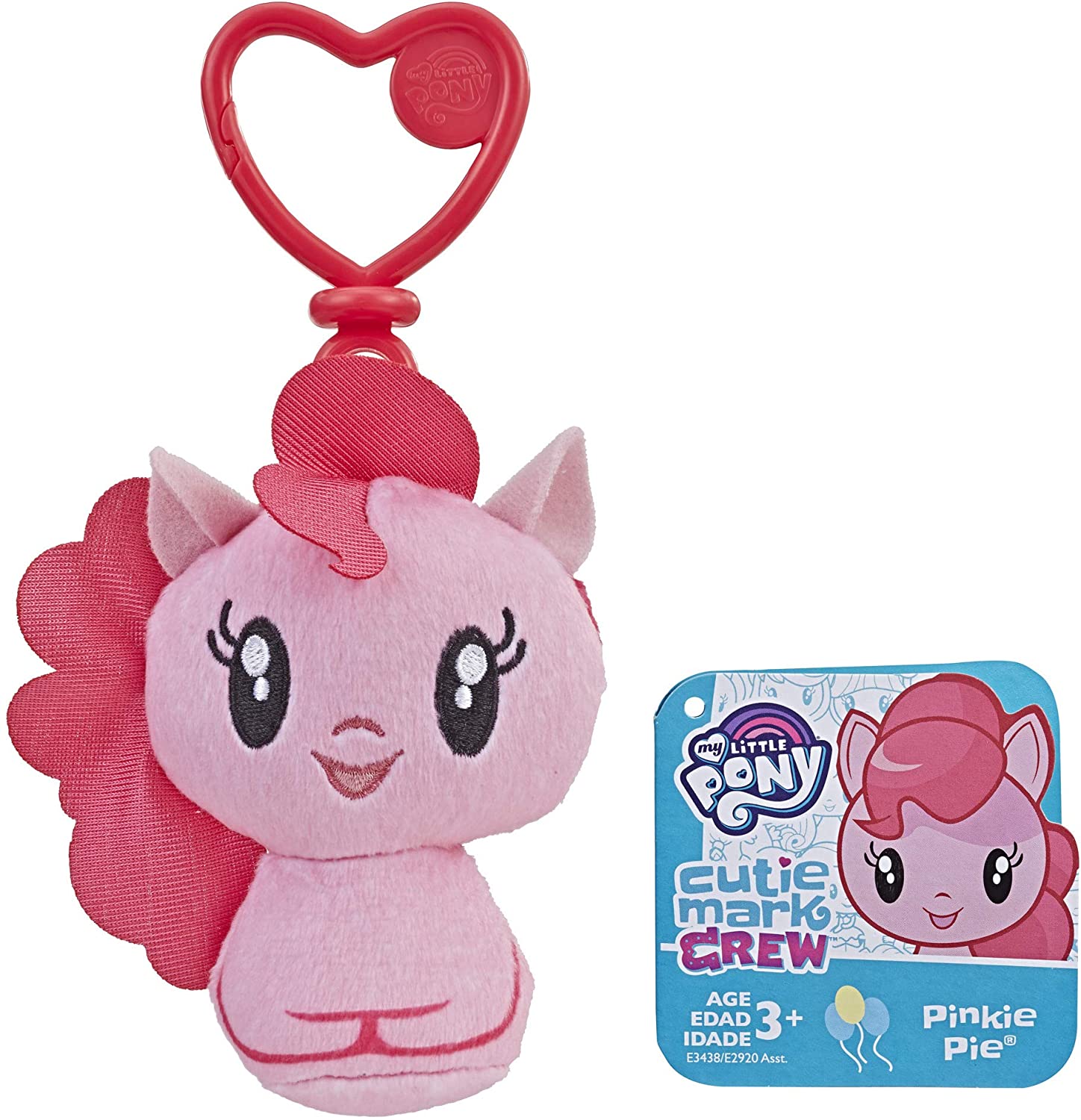 MLP Cutie Mark Crew Pinkie Pie Pony Plush Clip 1
