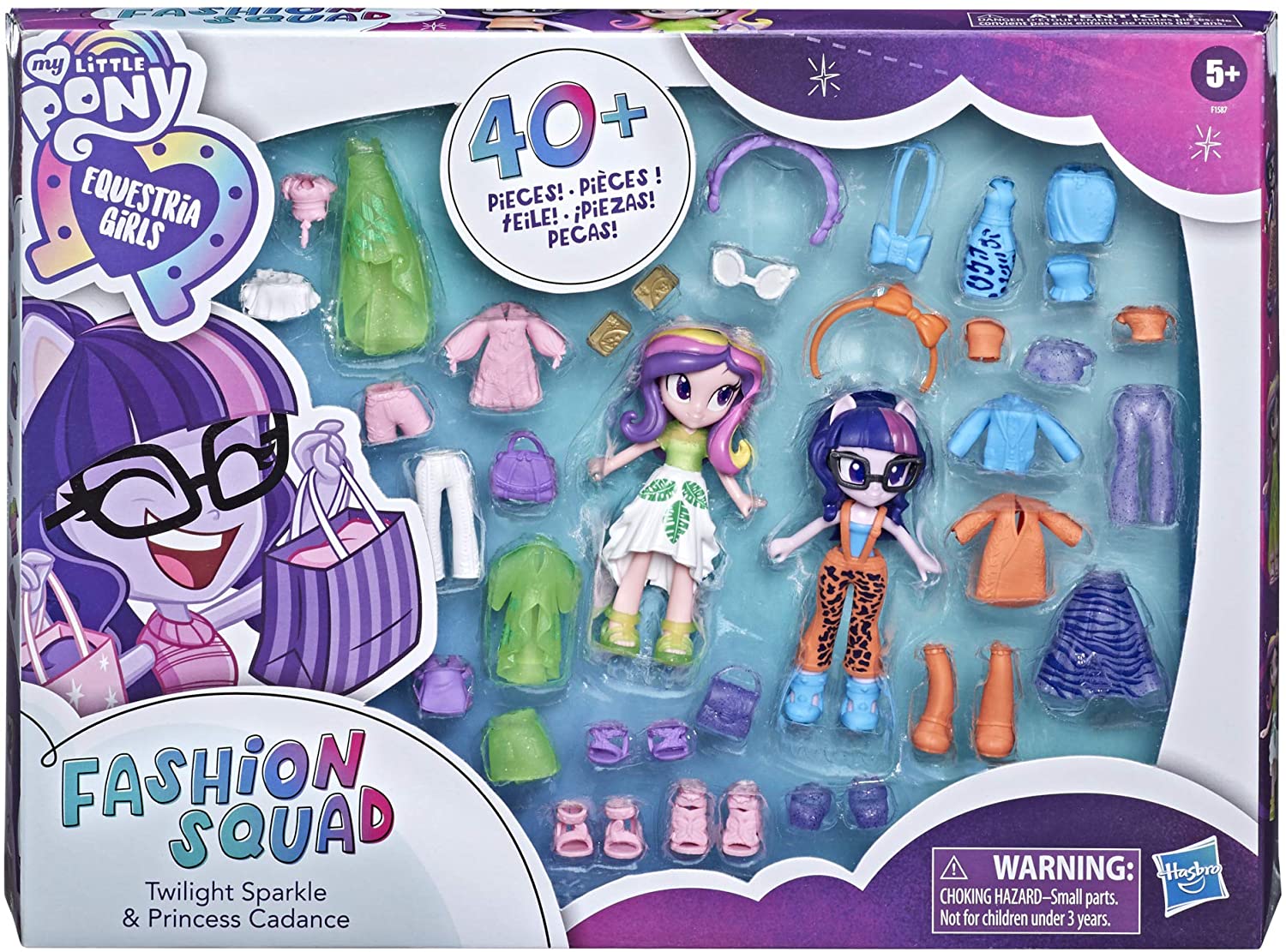 EG Twilight Sparkle and Princess Cadance Fashion Squad Figure Doll Set 1