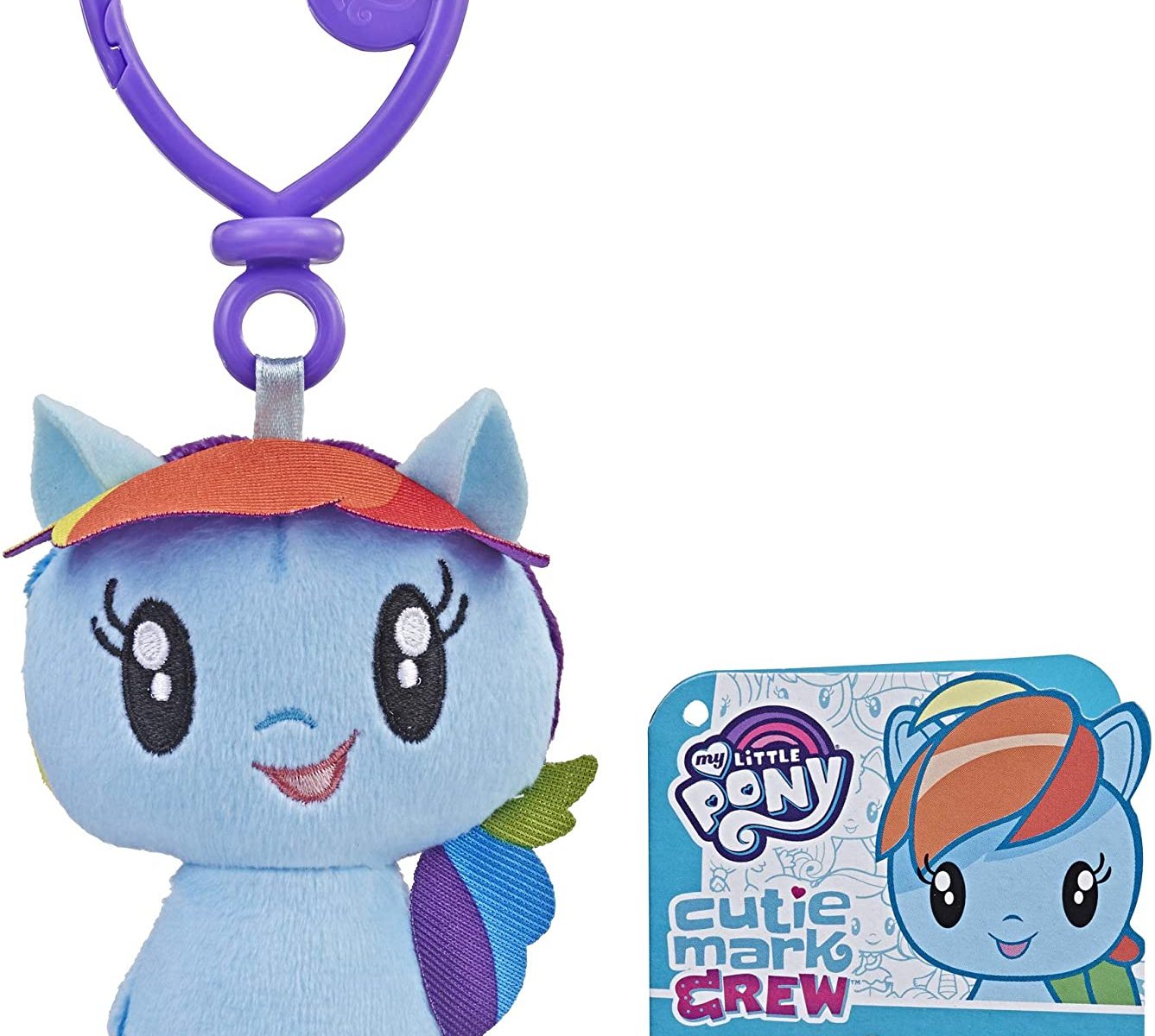 MLP Cutie Mark Crew Rainbow Dash Pony Plush Clip 1