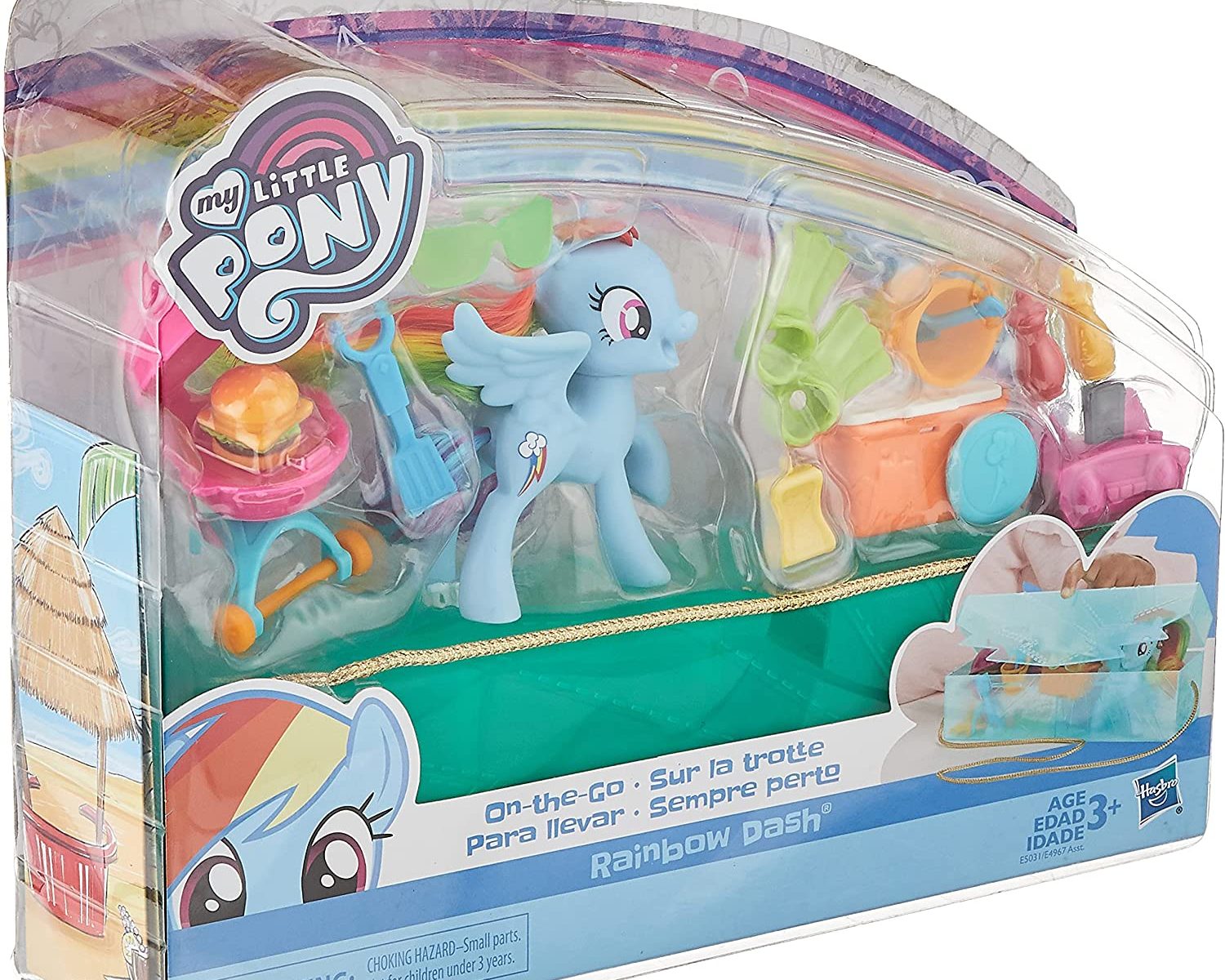 MLP Rainbow Dash On-The-Go Figure Toy Set 1