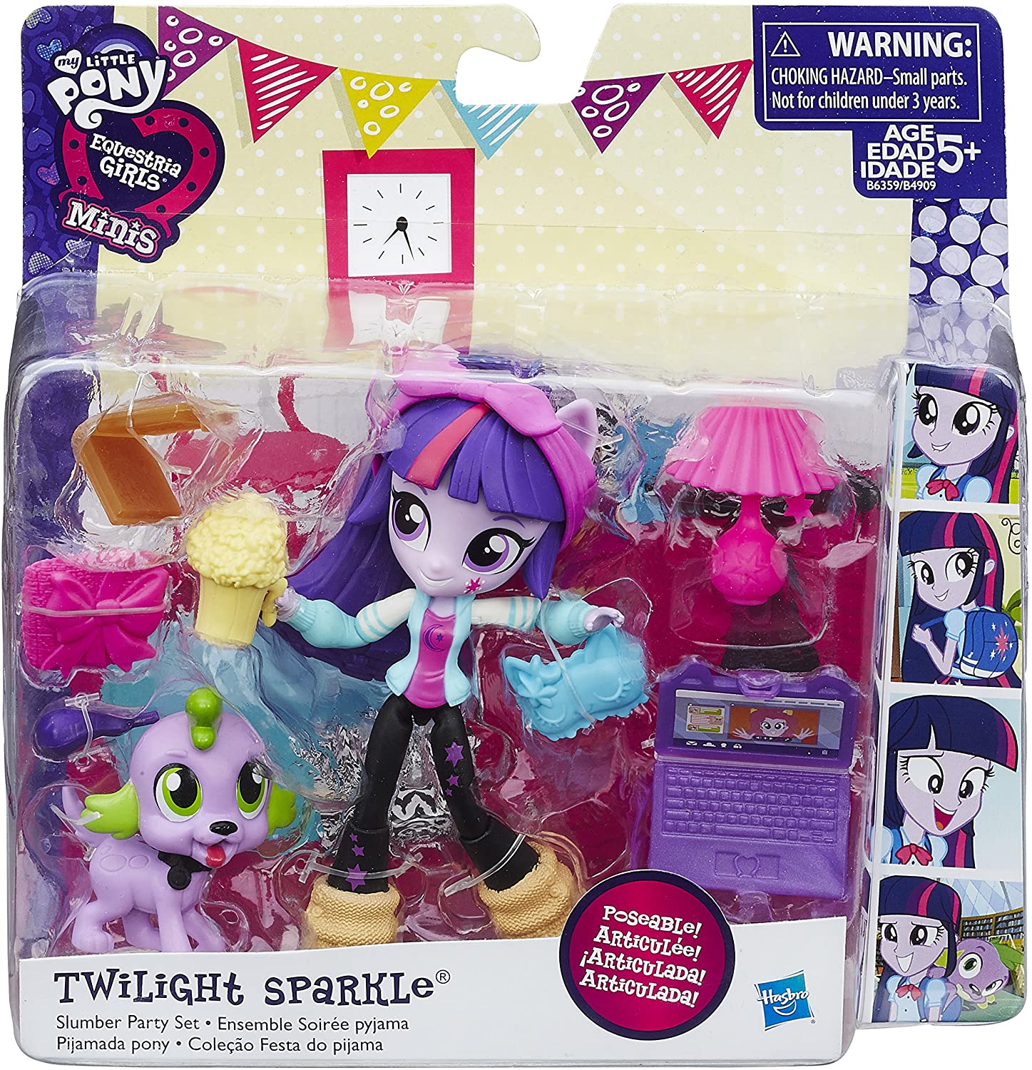 EG Twilight Sparkle Slumber Party Mini Doll Figure Set 1
