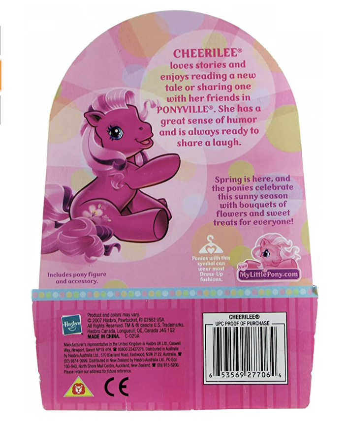 MLP Cheerilee Pink Pony Dress Up Figure 2