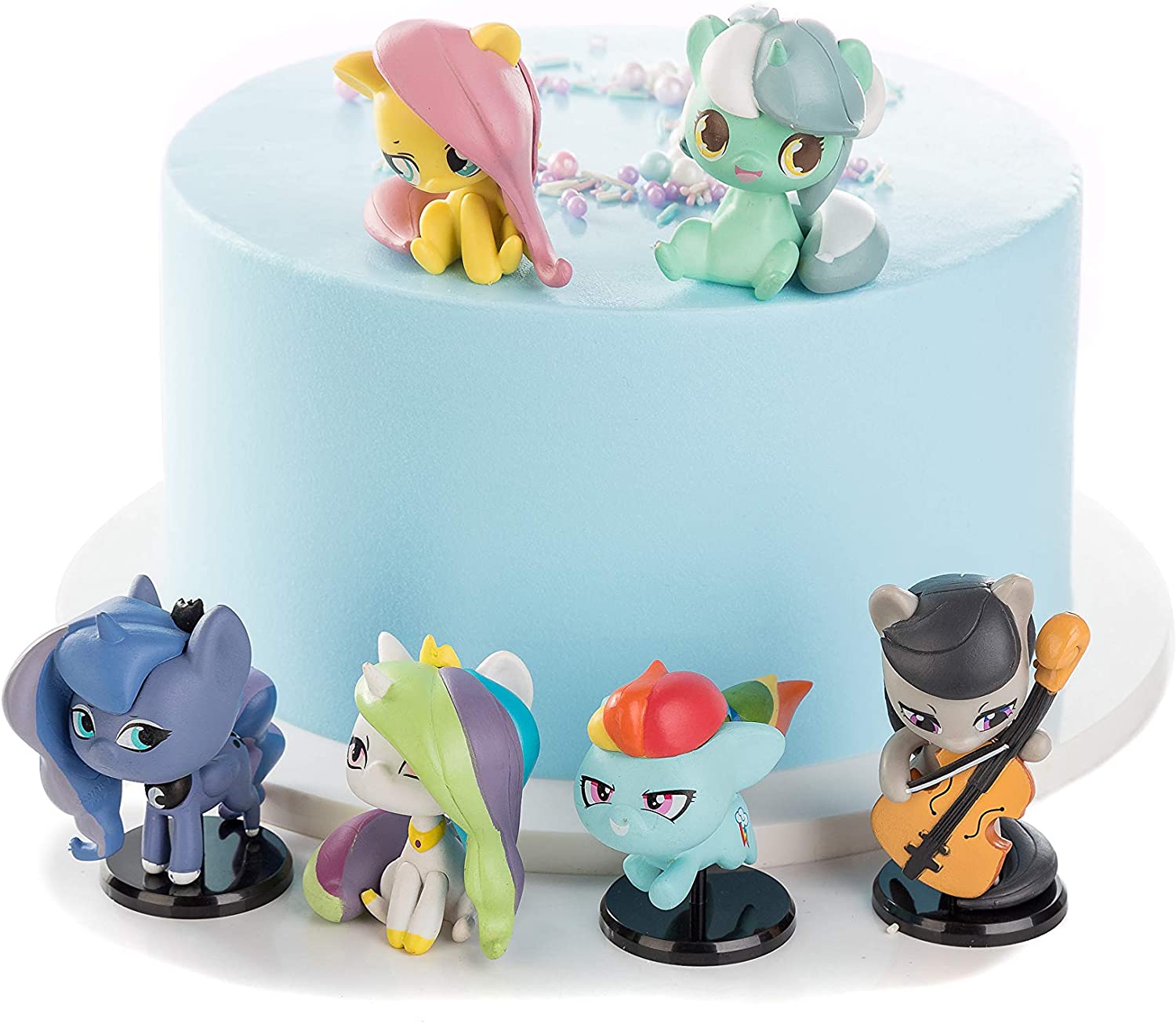 MLP Cake Topper Character Figure 5-pack 1