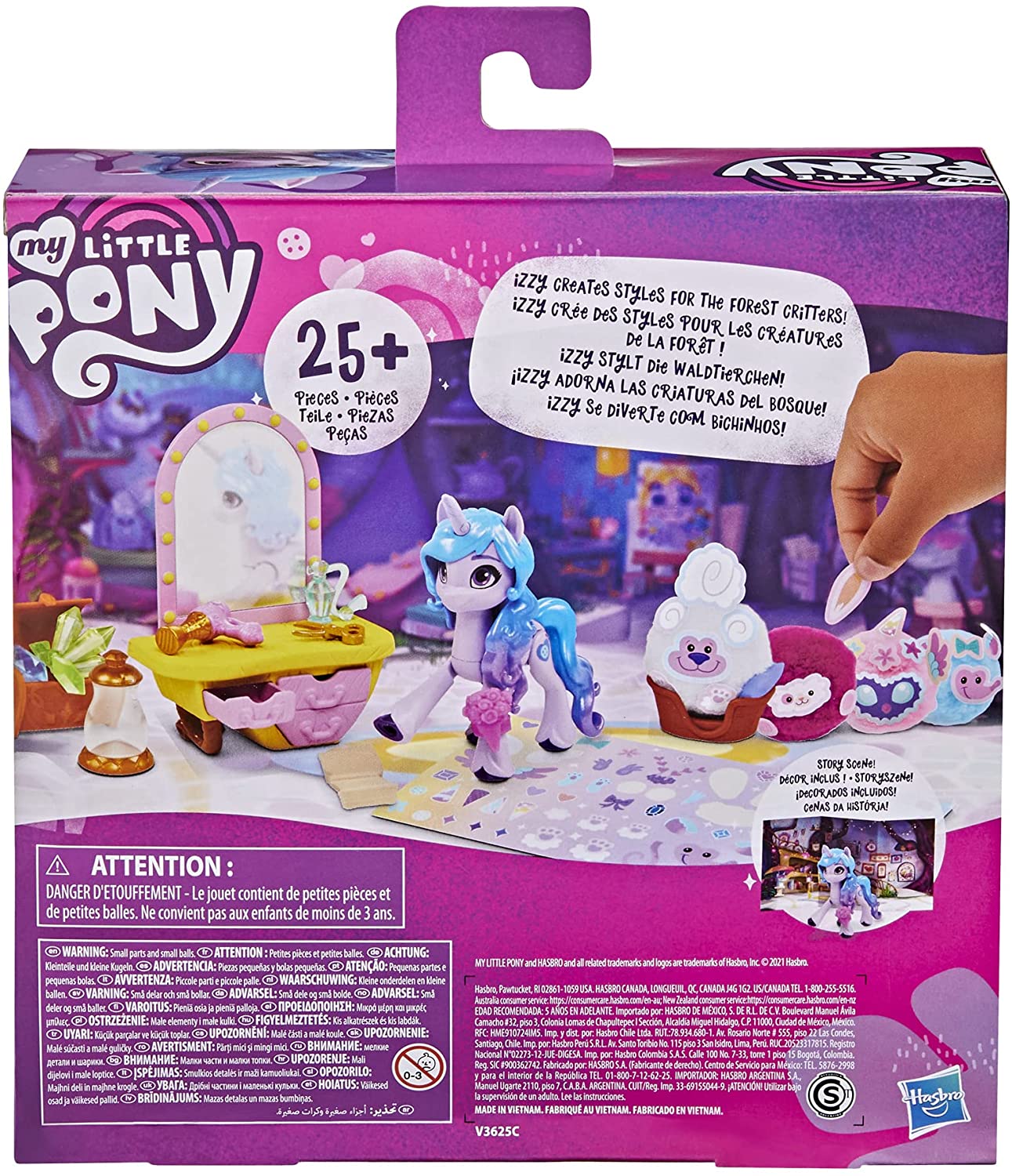 MLP: ANG Izzy Moonbow Story Scenes Critter Creation Figure Set 2