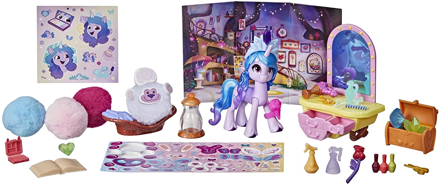 MLP: ANG Izzy Moonbow Story Scenes Critter Creation Figure Set 3