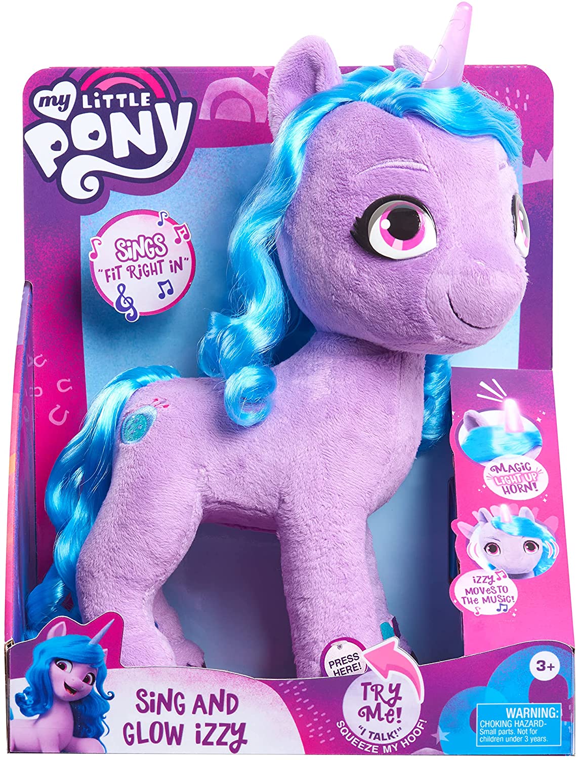 MLP: ANG Izzy Sing and Glow Plush Toy 1