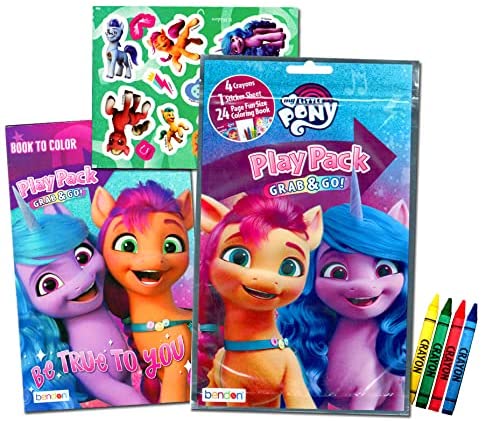 MLP Coloring Books and Activity Play Set 3