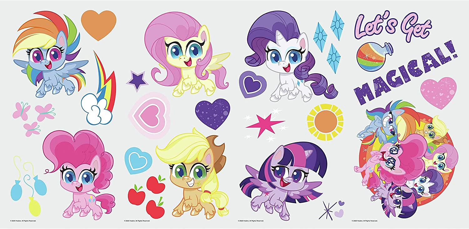MLP: PL Let's Get Magical Peel and Stick Wall Decal Set 1
