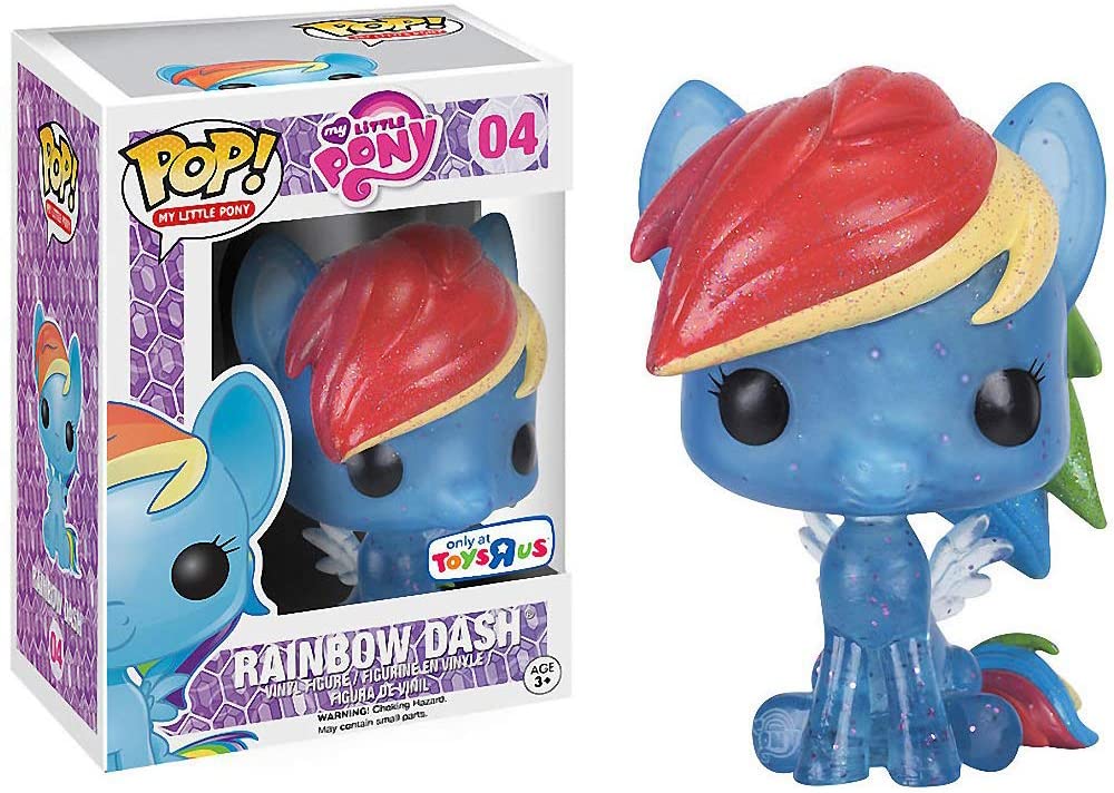 MLP Rainbow Dash Glitter Funko Pop! Bobble Head Toy