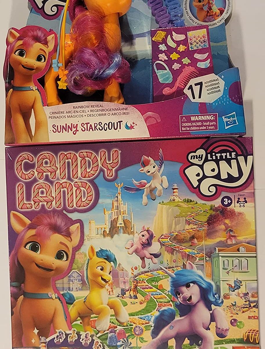 MLP: ANG Candy Land Game and Sunny Starscout Figure Bundle 1