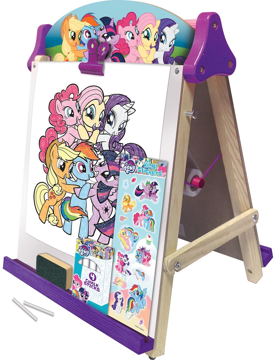 MLP Wooden Easel with 25-Foot Coloring Roll Set 3