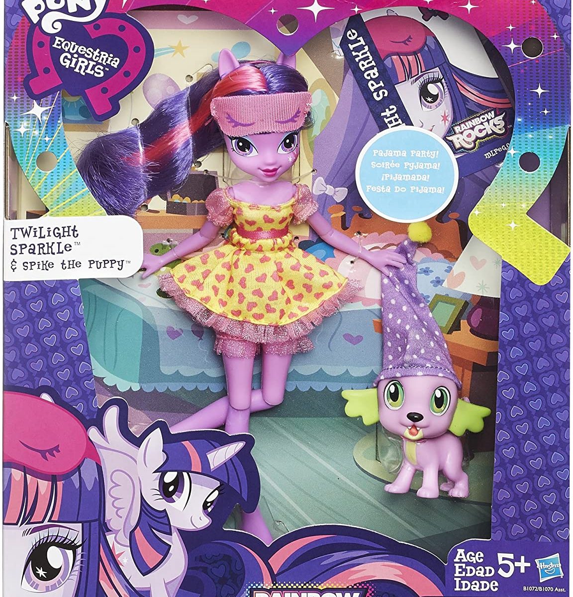 EG Twilight Sparkle and Spike Slumber Party Figure Set 1