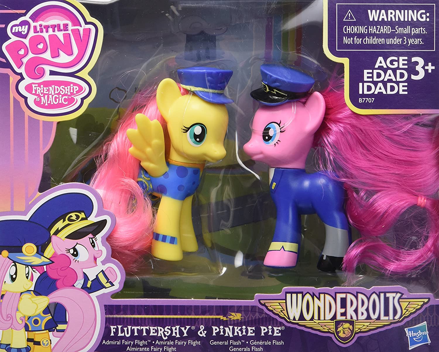 MLP Wonderbolts Fluttershy & Pinkie Pie Figure 2-Pack 1