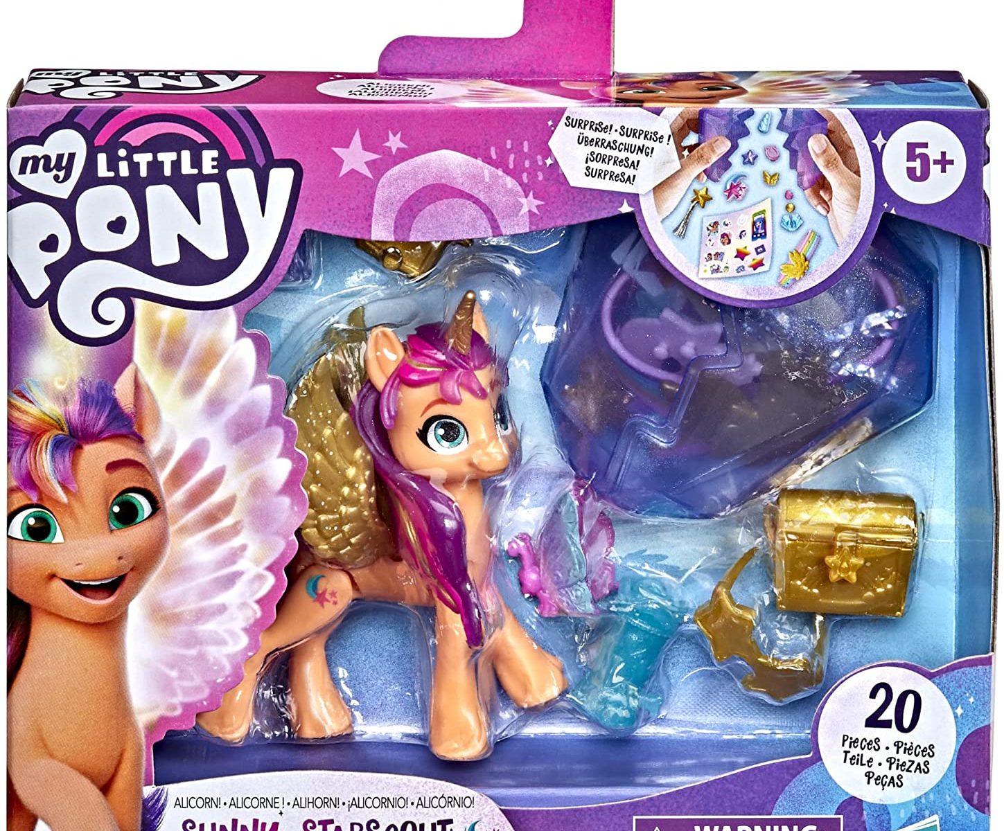 MLP: ANG Crystal Adventure Alicorn Sunny Starscout Figure Set 1