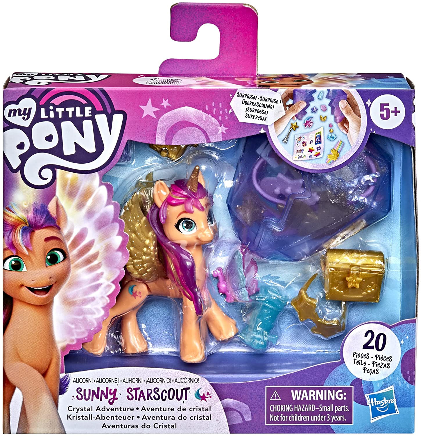 MLP: ANG Crystal Adventure Alicorn Sunny Starscout Figure Set 1