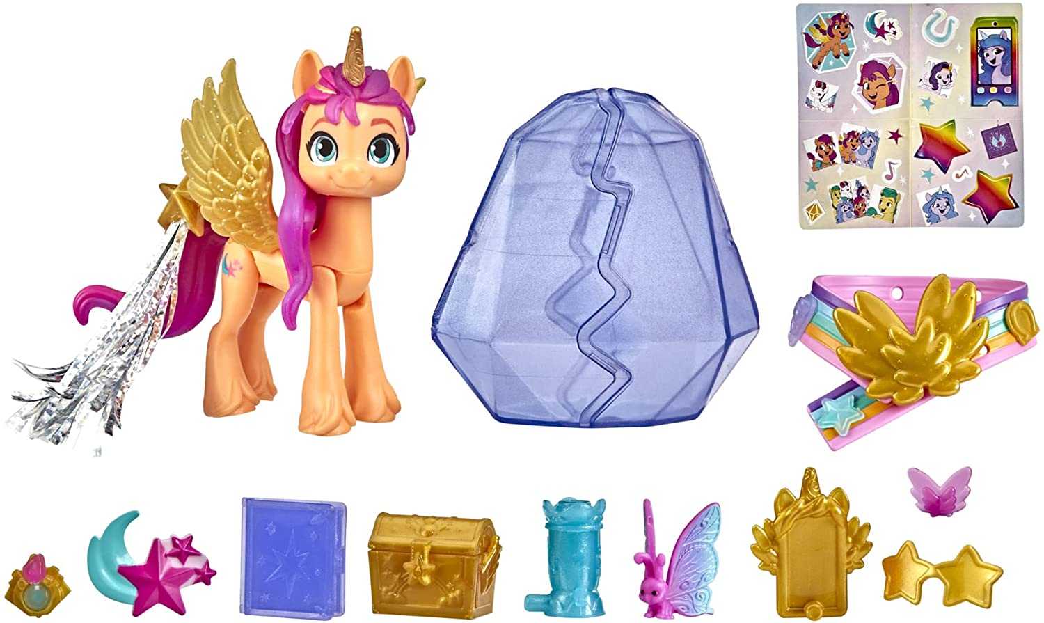 MLP: ANG Crystal Adventure Alicorn Sunny Starscout Figure Set 3