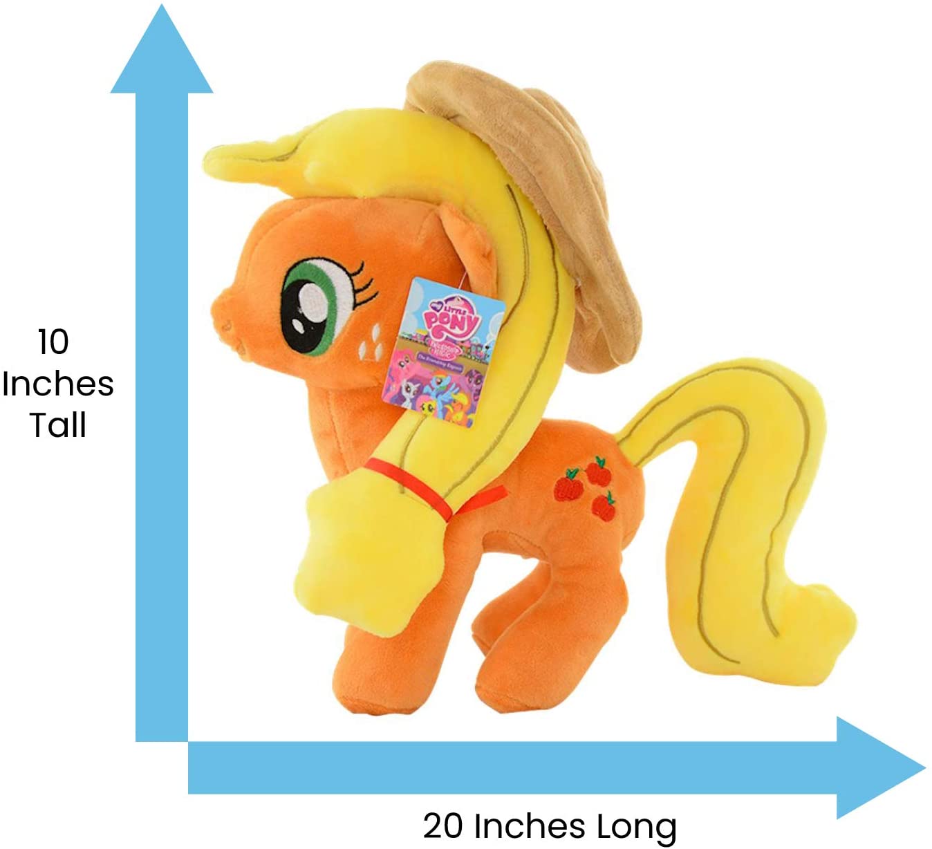MLP Pinkie Pie and Applejack Plush Doll Toy 2-Pack Set 2