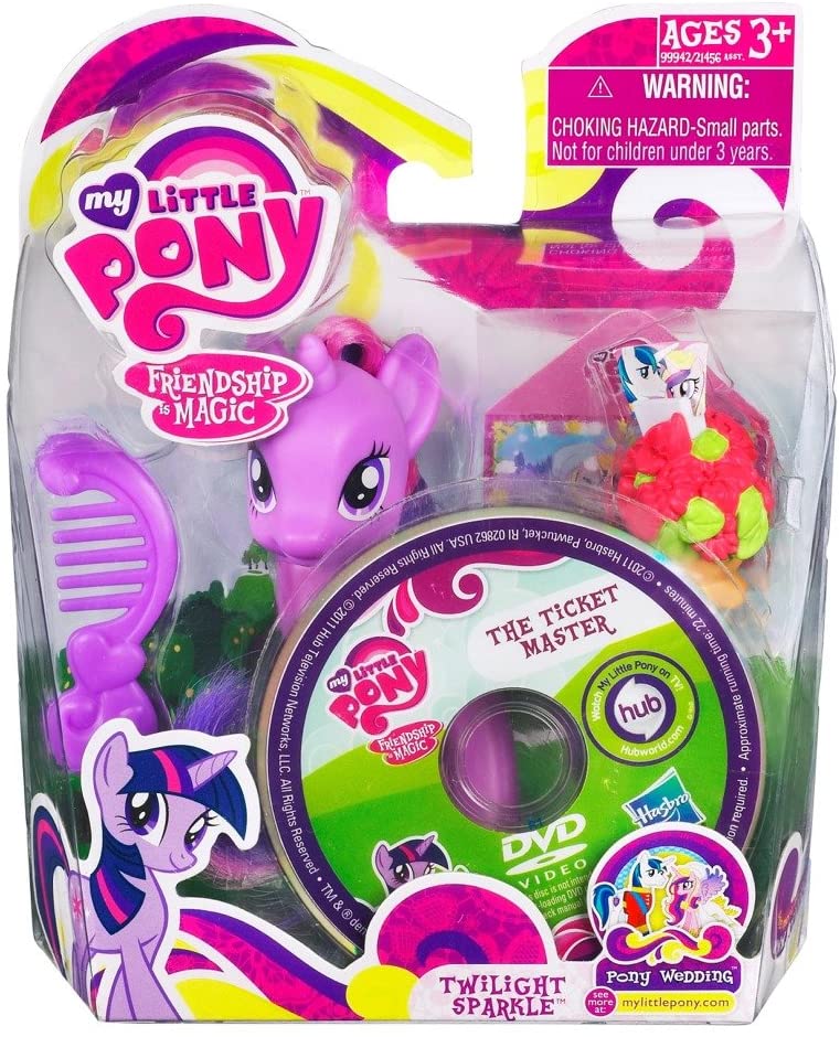 MLP Twilight Sparkle Pony Wedding Figure with DVD