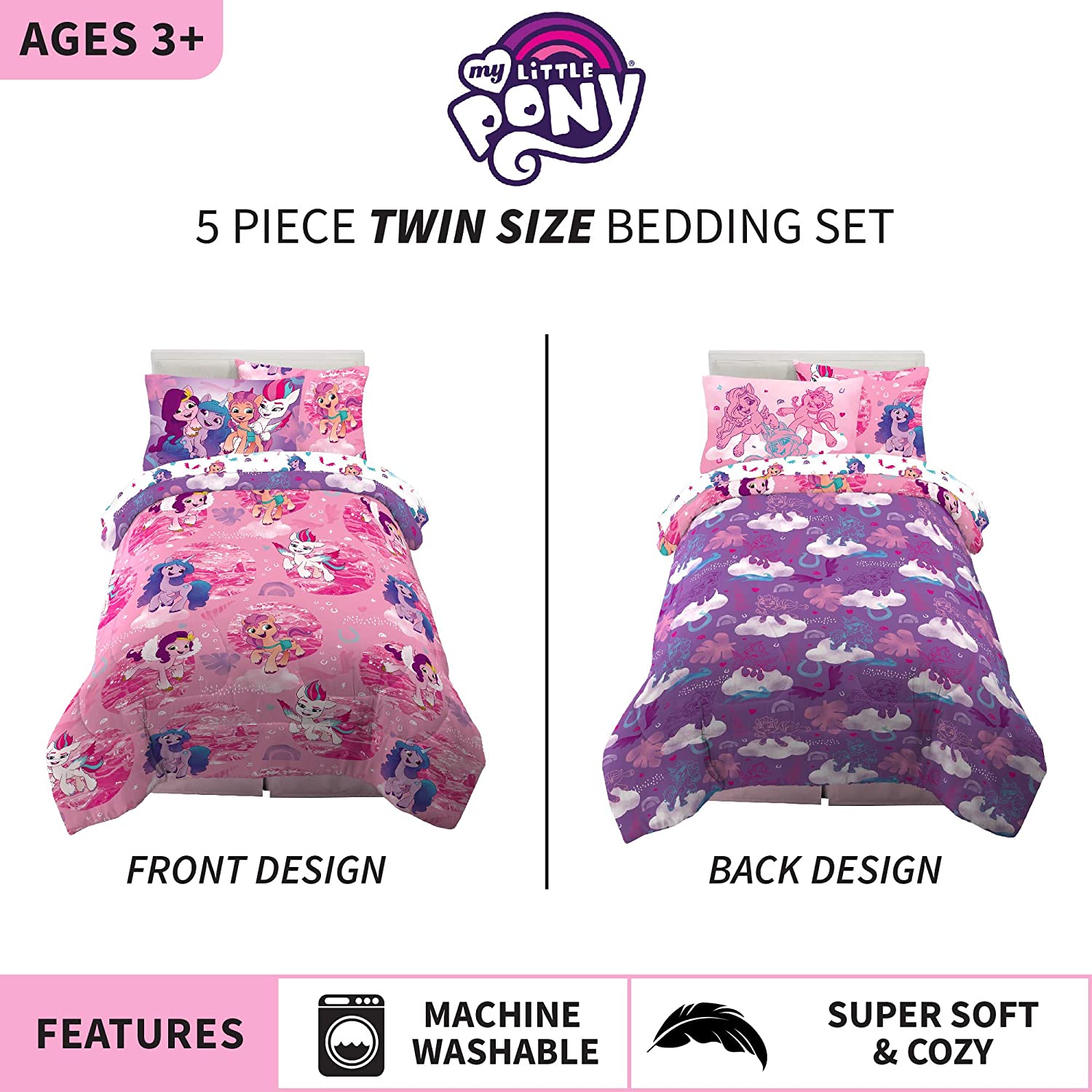 MLP: ANG Bedding Super Soft Comforter and Sheet Set 3