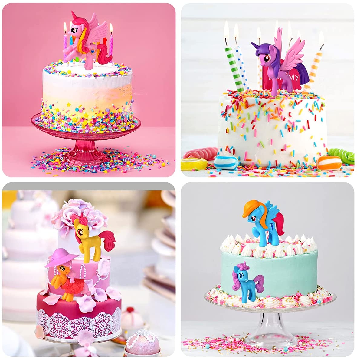 MLP: ANG PVC Cake Decoration Topper Figure Set 3