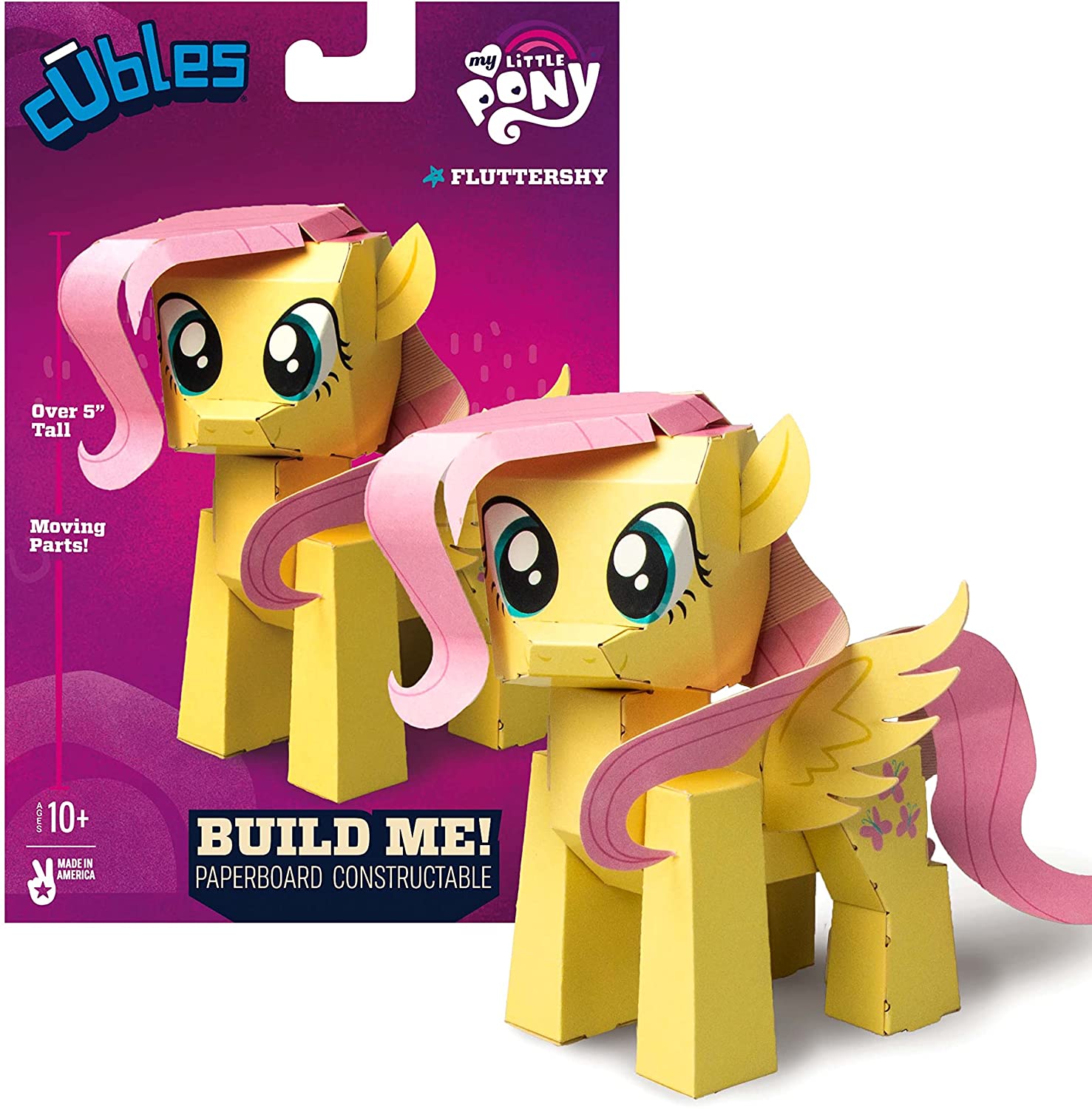MLP Series 1 Pony Characters Paperboard Constructible 3-Pack Set 4