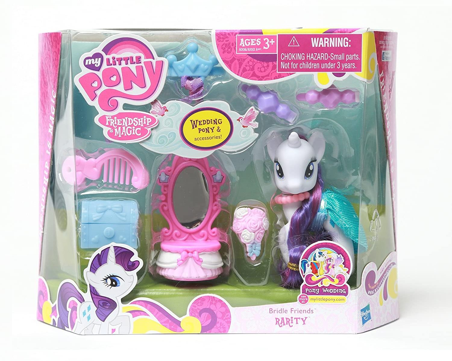 MLP Bridle Friends Rarity Figure Play Set