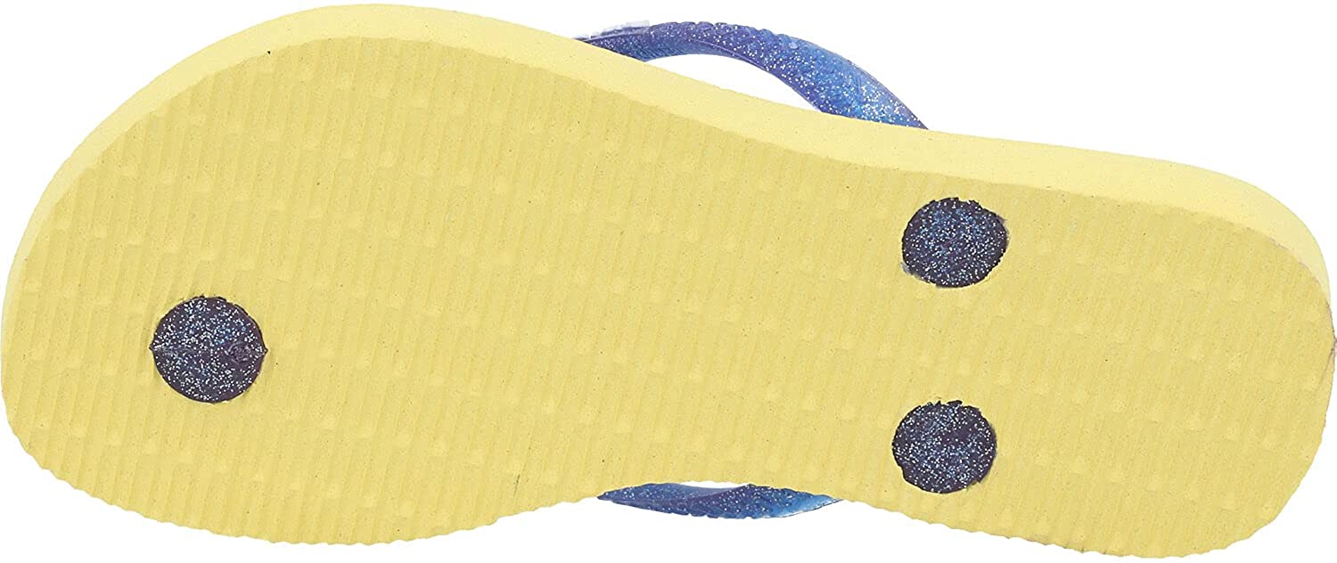 MLP: PL Life Lemon Yellow Rubber Flip Flops Sandals 3
