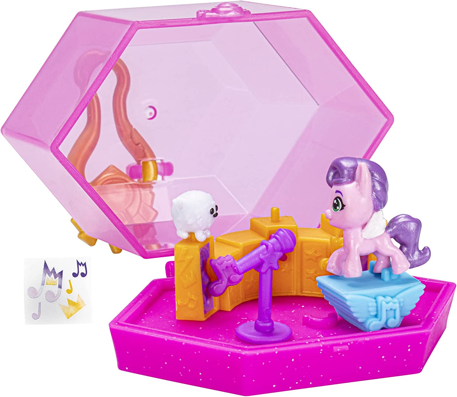 MLP: ANG Mini World Magic Princess Pipp Petals Crystal Keychain Play Set 3