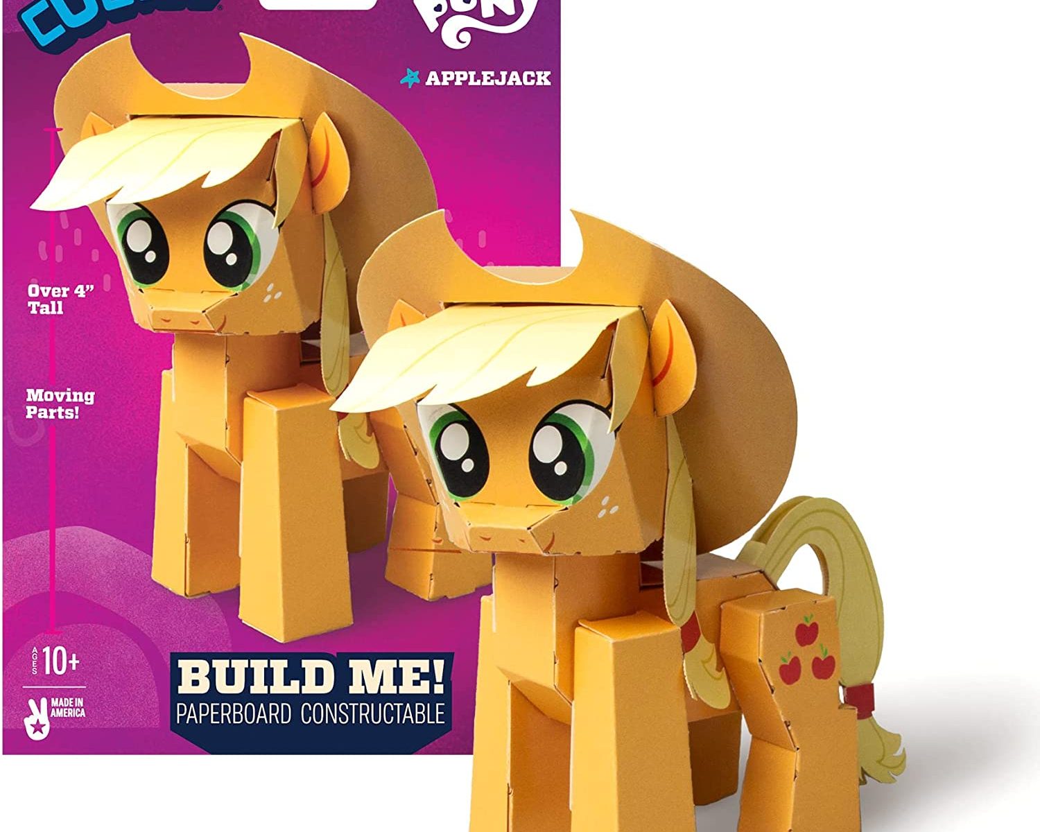 MLP Applejack 3D Paperboard Constructable Set 1