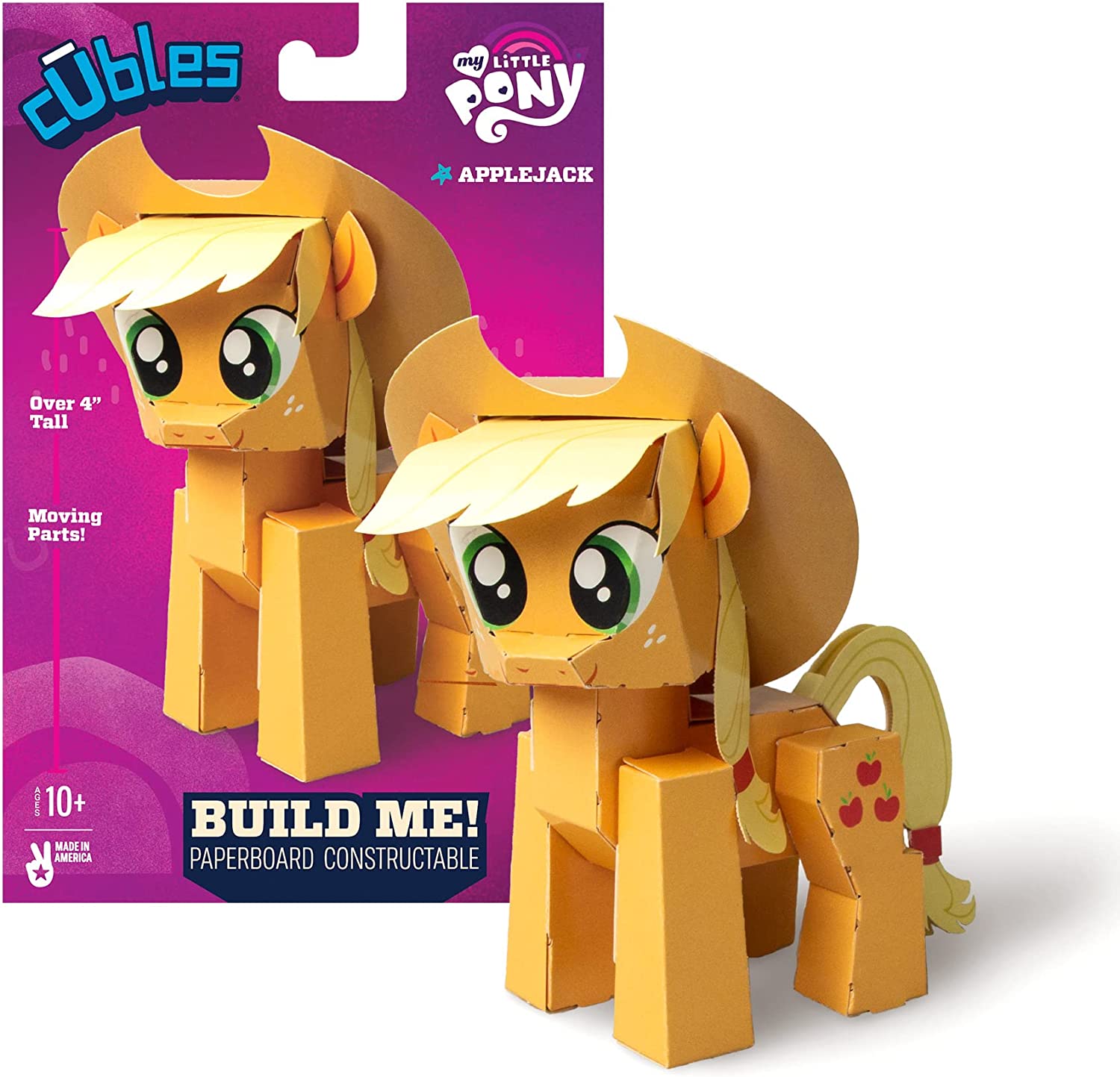 MLP Applejack 3D Paperboard Constructable Set 1